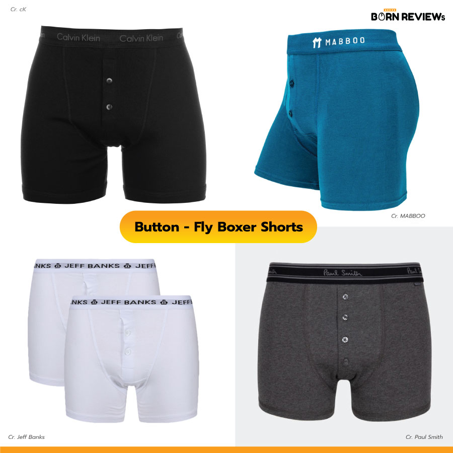 Button-Fly Boxer Shorts